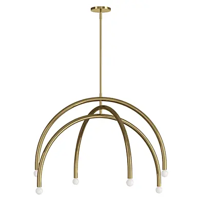 WEST ELM Arc Chandelier