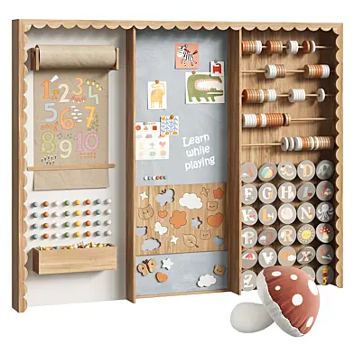133 Interactive panel for children room 02