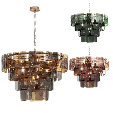Glazed Tier Chandelier