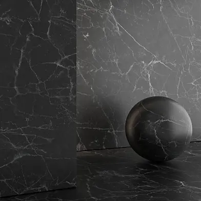 Черный Мрамор Nero Marquina / Керамогранитная плитка 30