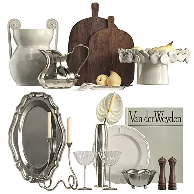 Kitchen Vintage Decor Set 02
