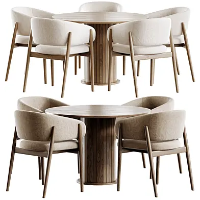 Faro Chair and Jvon Table,стол и стулья
