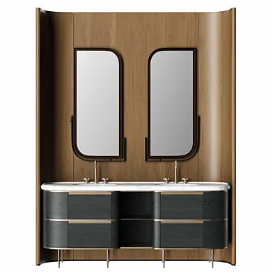 Bathroom Furniture 02 – Modern Double Vanity Set