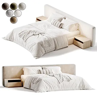 Modern Double Bed 08