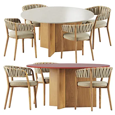 Venice dining chairs and table by Talenti