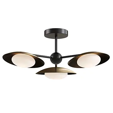 Rajka 3 Arm Ceiling Light