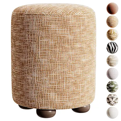 Rodin Tapestry Pouffe