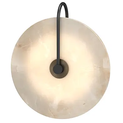 Allied Maker - ADA Aperture Alabaster 10 Wall Light