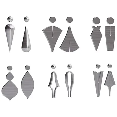 Toilet Signs set 1