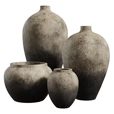 Vase Collection 13 - Jar Story 30 - Grey