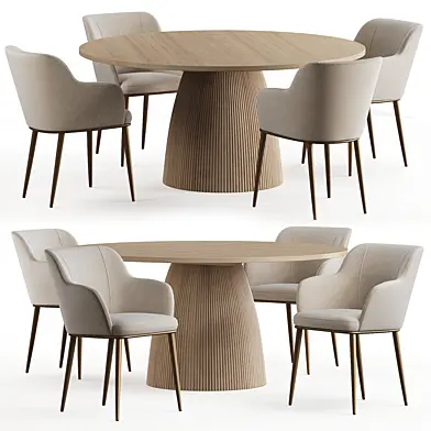 Jade Dining chair & Oxford Round XS Dining Table
