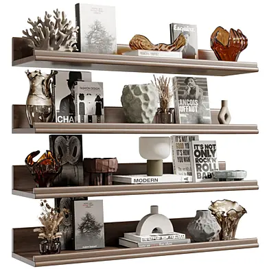 Shelves with decorative set 19
