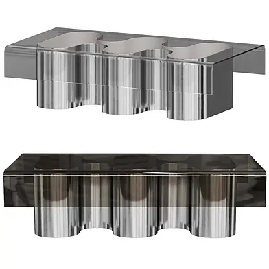 Coffee table with Jouri glass top