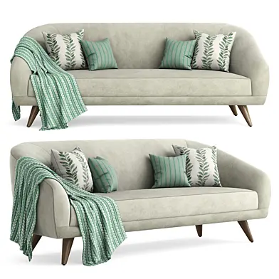Interlude Home Profile Sofa