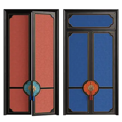 Chinese Style Decorative Double Door