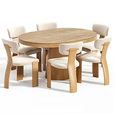 Pegase Chair and Lagen Round Table