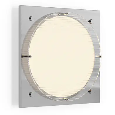 Prism shield wall sconce