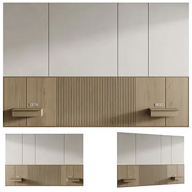Headboard 3d Wall Panel 028