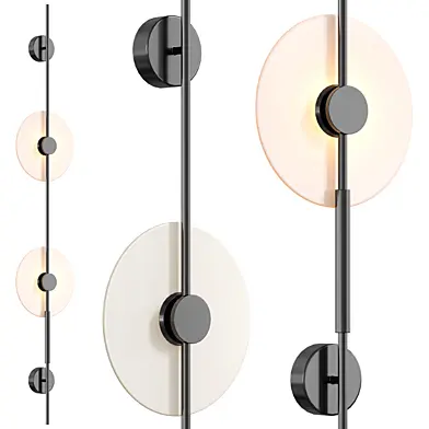 Trinidad Alabaster Orb Vertical Wall Sconce