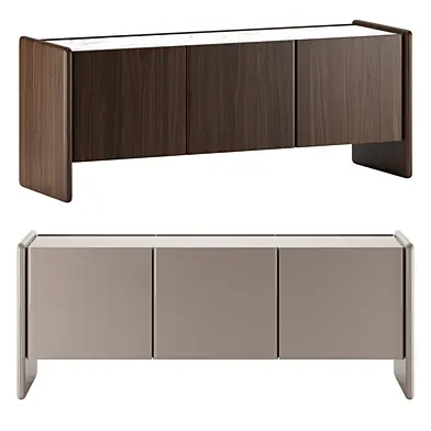 LOGAN Dining Horizontal Sideboard By Minotti set 1