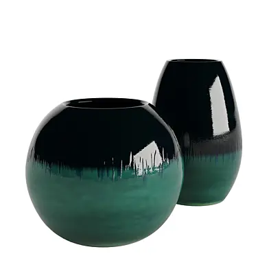 Emerald Eclipse Collection Vase