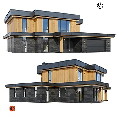 Modern house V152