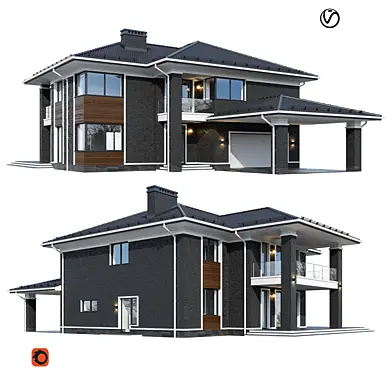 Modern house V156