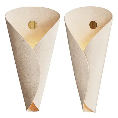 Set of Four Earthenware Wall Sconces by Francoise Bergaglia