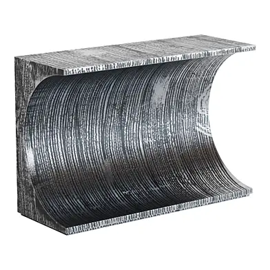 Tube Gray Metal Console Table by Laura Meroni