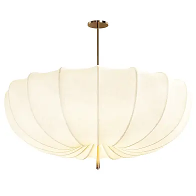 Nordic Cream Fabric Pendant Light