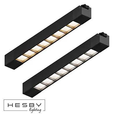 Трековый линейный светильник направленного света Skylite HSBL_0142 - 3000К, HSBL_0143 - 4000К, 342 мм, Однофазный, 20Вт, чёрный
