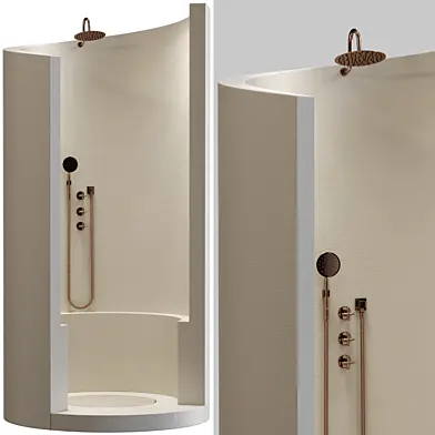 Corner shower cabin 34 corona