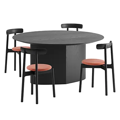 Monoplauto table Bice chair by Miniforms