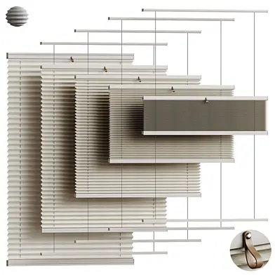 Animated Pleated Window Blinds