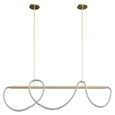 Festif Linear Pendant Lamp by Dbianco vol 1