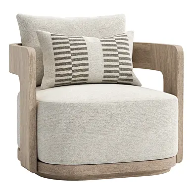 RH Уличная Часть 1 Bronte Teak Lounge Chair Садовая мебель
