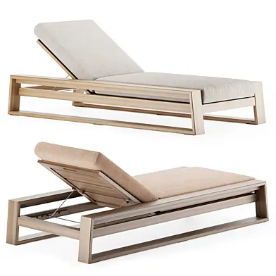 Arhaus - Canyon Outdoor Teak Chaise