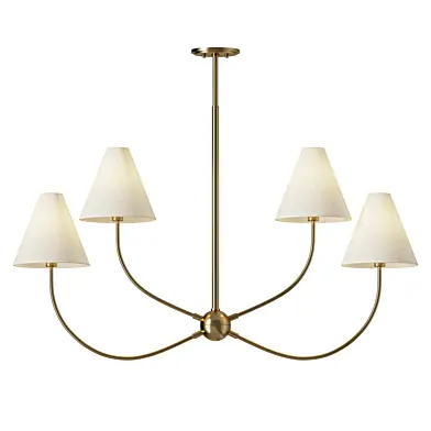 Yara 4 Light Linear Chandelier