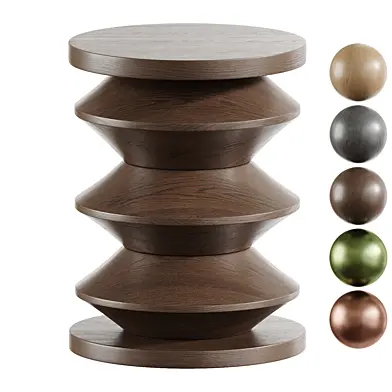 Solid Mango Wood Side Table