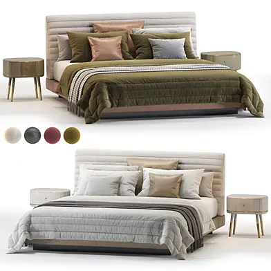 Minotti Roger Bed