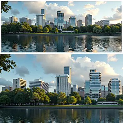 City Skyline Pano