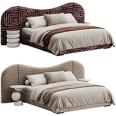 Lulu and Georgia Gladys Extended Headboard Platform Bed