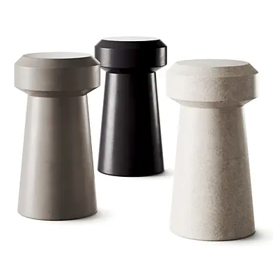 West Elm Newcastle Mushroom Side Table