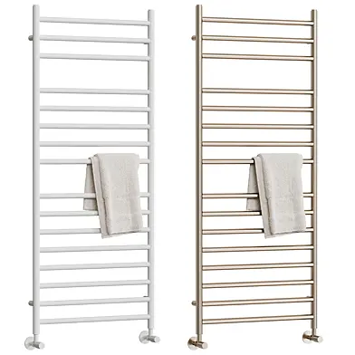 Tubo Brushed Gold Designer Radiator