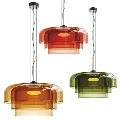 Nordic Designer Creative Medieval Glass Pendant Lights 3