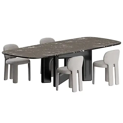 Teia Chair Liaison Table by Bonaldo