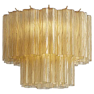 Italian Murano Tronchi Glass Ceiling Light