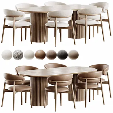 Ferrara Chair and Adele Opex Table