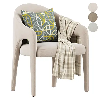 Isabella Fabric Dining Armchair