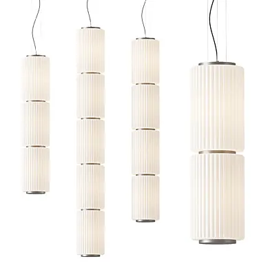 Column Ivory Vertical Pendant Lamp